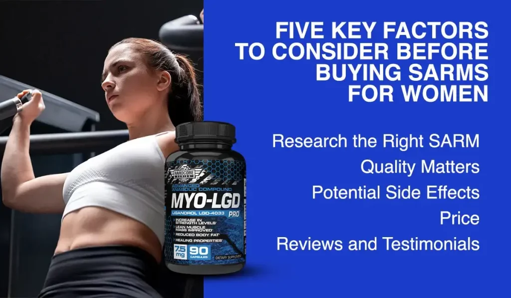 Five Key Factors to Consider Before Buying SARMs for Women
