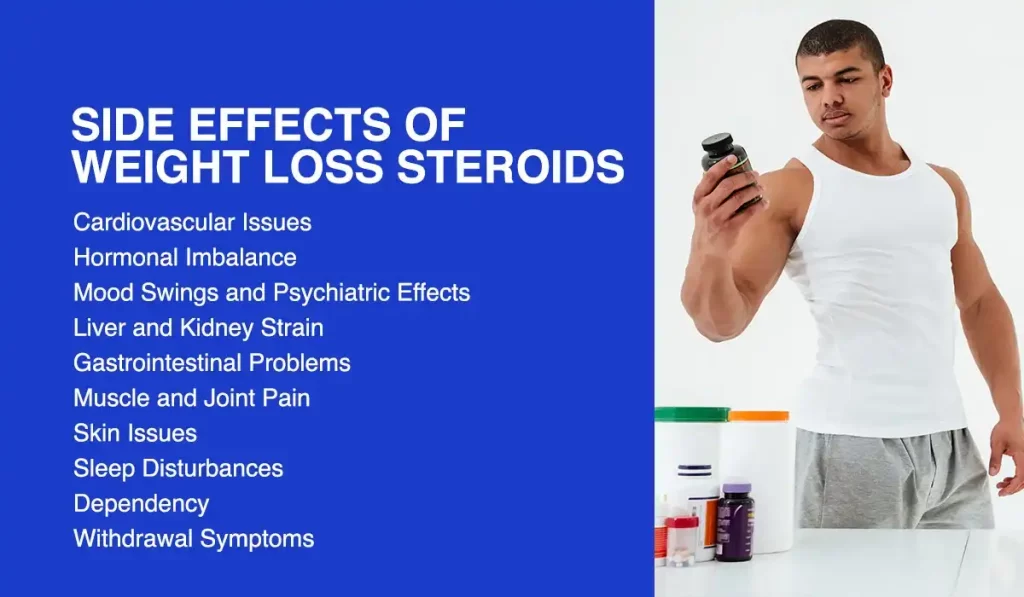 Side effects of weight loss steroids
