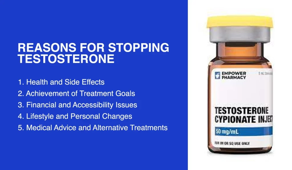 Reasons for Stopping Testosterone